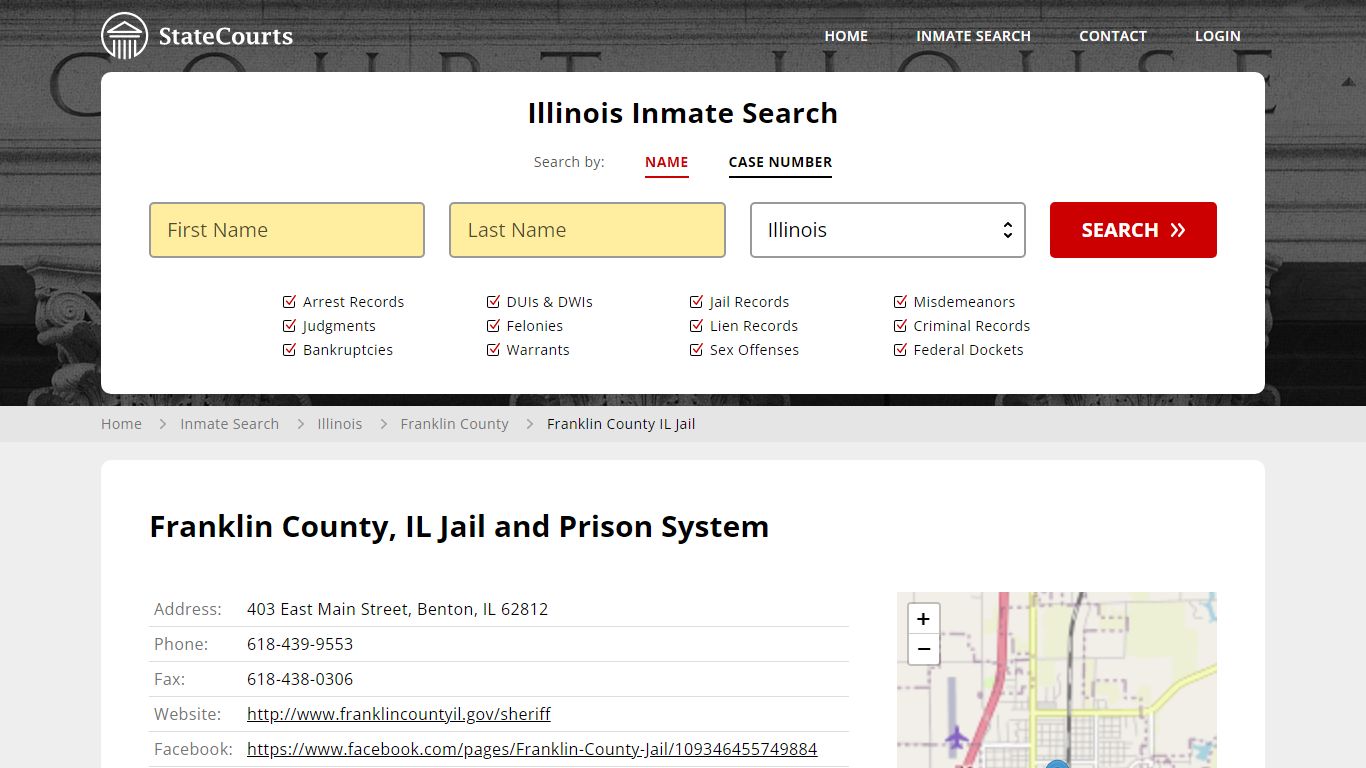 Franklin County IL Jail Inmate Records Search, Illinois - StateCourts